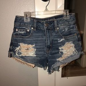American eagle jean festival shorts